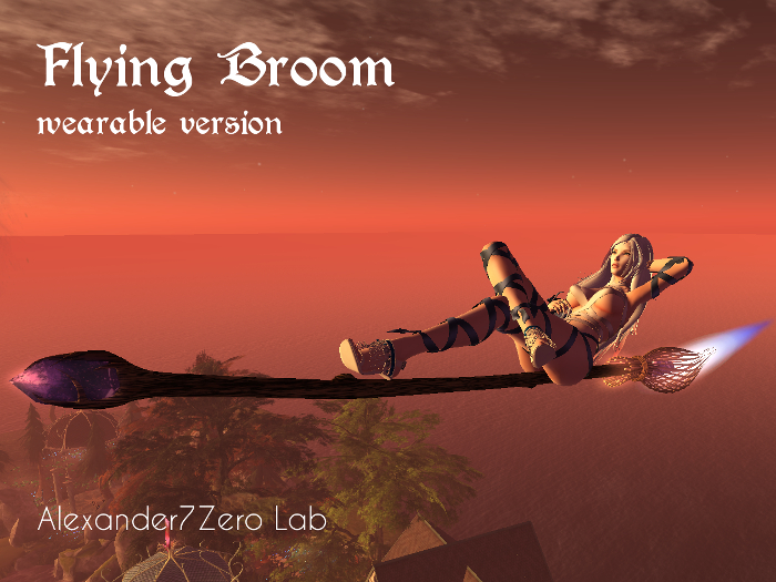 A7Zero Flying Broom (wearable)