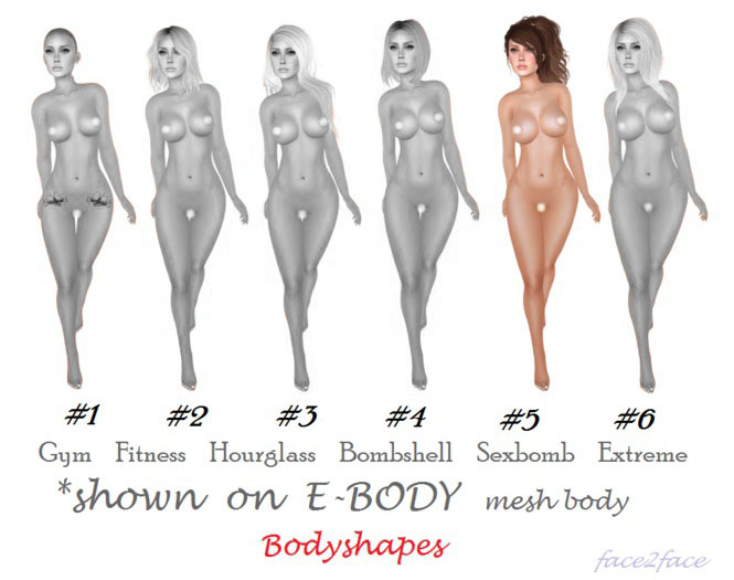 face2face BODY SHAPE #5 (mod, copy) for eBODY classic