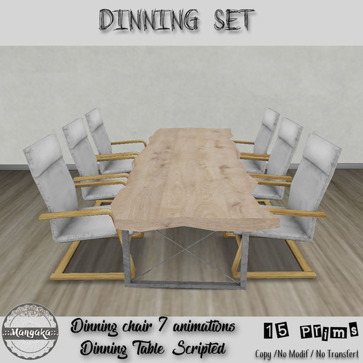 .::Mangaka::. Dinning Set