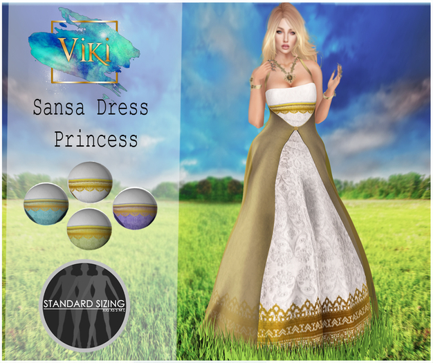 .Viki. Sansa Dress -  Princess