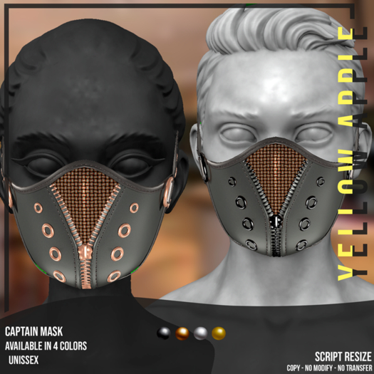 Yellow Apple - Captain Mask (Unissex)