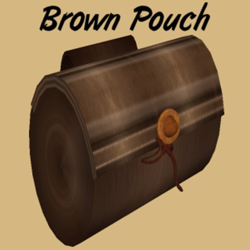Belt Pouch Long - Brown