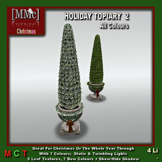[MMc] Holiday  Topiary 2 - All Colours