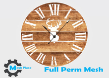Mesh Place - Christmas Deer Wall Clock - Full Perm Mesh