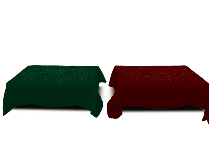 [AE] Home Decor -Buffet Party Table Green and Red