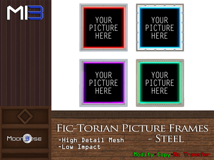 [MB3] Fic-Torian Picture Frames - Steel