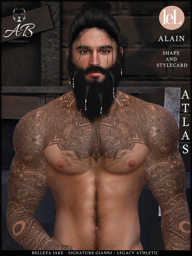 AB-ATLAS Shape for LeLUTKA Alain Head