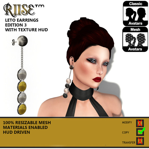 RIISE - Leto Earrings - Edition 3 - BOXED