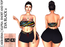 [ AKBARMA ] KUPRA  SHORT AND TOP EVA BLACK 2