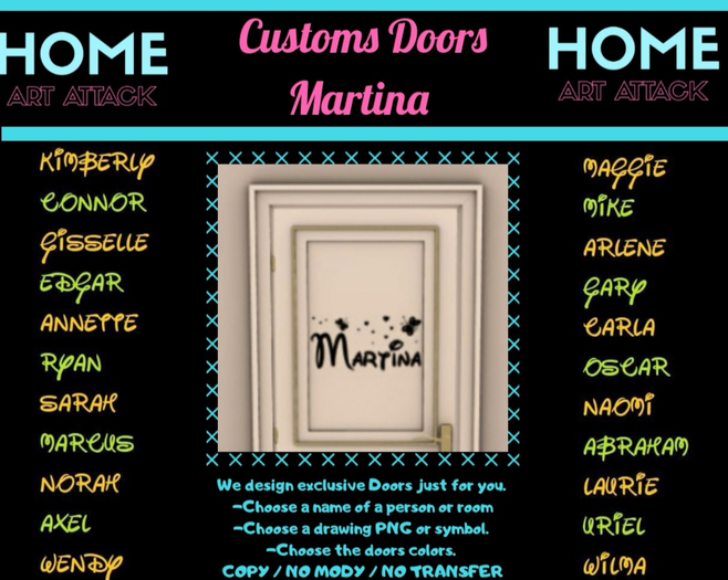 [H]Art Attack ~DOOR MARTINA