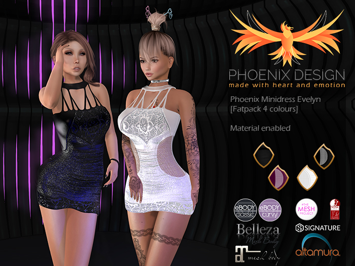 Phoenix Minidress Evelyn