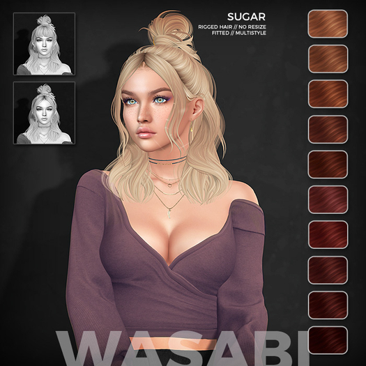 Wasabi // Sugar Mesh Hair - Reds