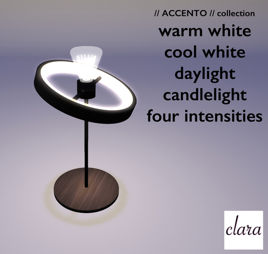 [DbC] //ACCENTO// Halo Accent Table Lamp