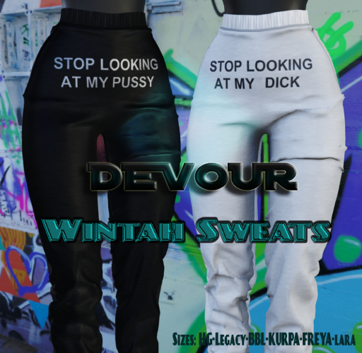 Devour.- Puci Sweats PeaC0ck