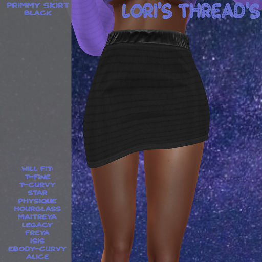 [L.T] Primmy Skirt - Black (ADD ME)