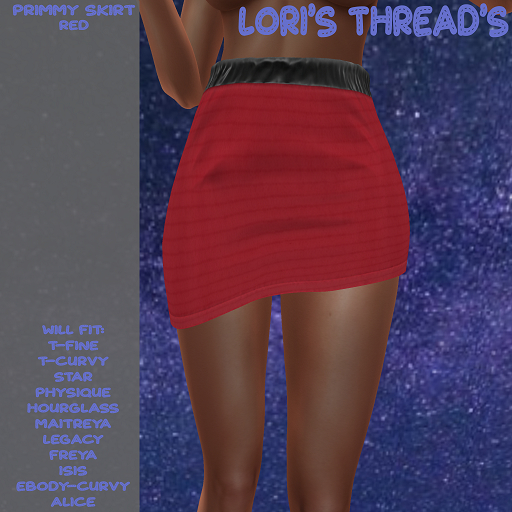 [L.T] Primmy Skirt - Red (ADD ME)