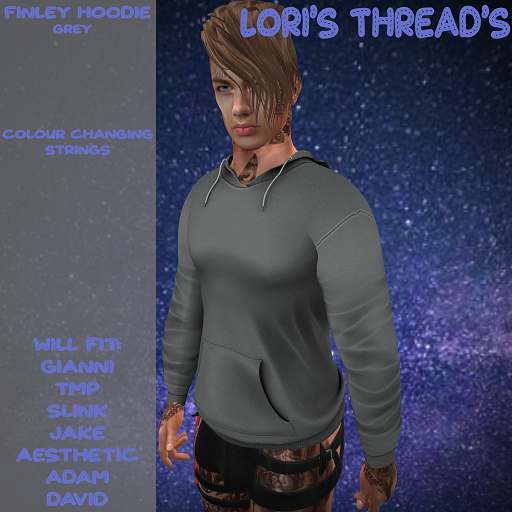 [L.T] Finley Hoodie - Plain- Grey (ADD ME)