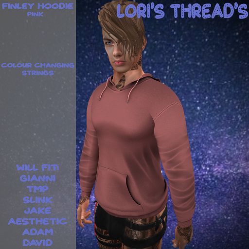 [L.T] Finley Hoodie - Plain- Pink (ADD ME)
