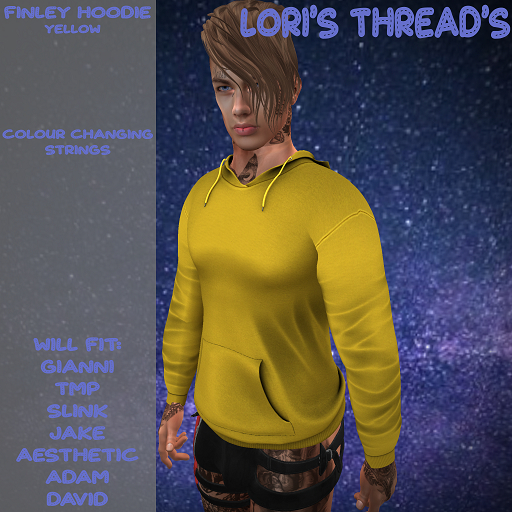 [L.T] Finley Hoodie - Plain- Yellow (ADD ME)