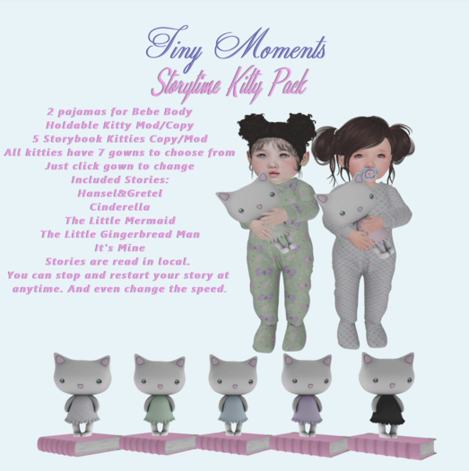 [Tiny Moments]- Storytime Kitty Pack