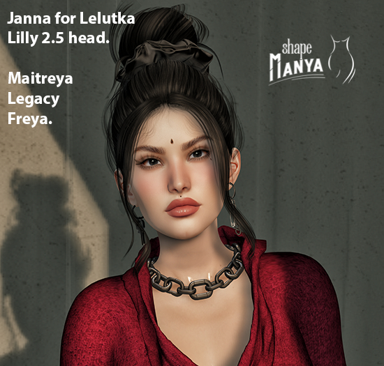 Shape Manya - Janna for Lelutka Lilly 2.5 head.