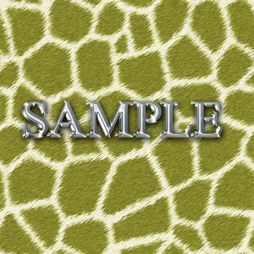 Zoy Texture [ Giraffe Skin ] Seamless - Yellow