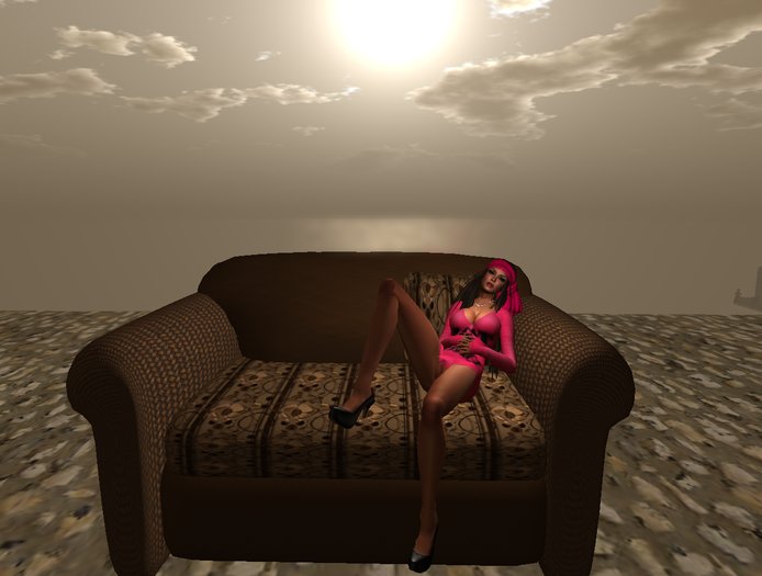 *TK* sofa brown