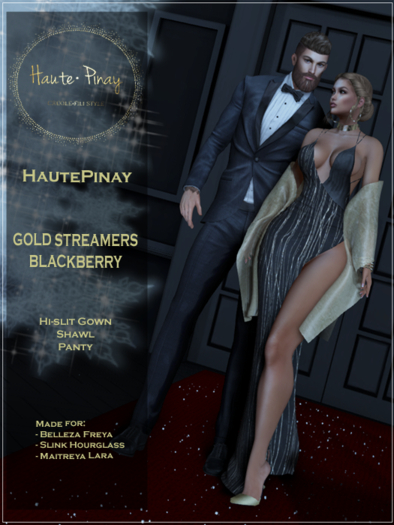 HautePinay [GOLD STREAMERS BLACKBERRY]