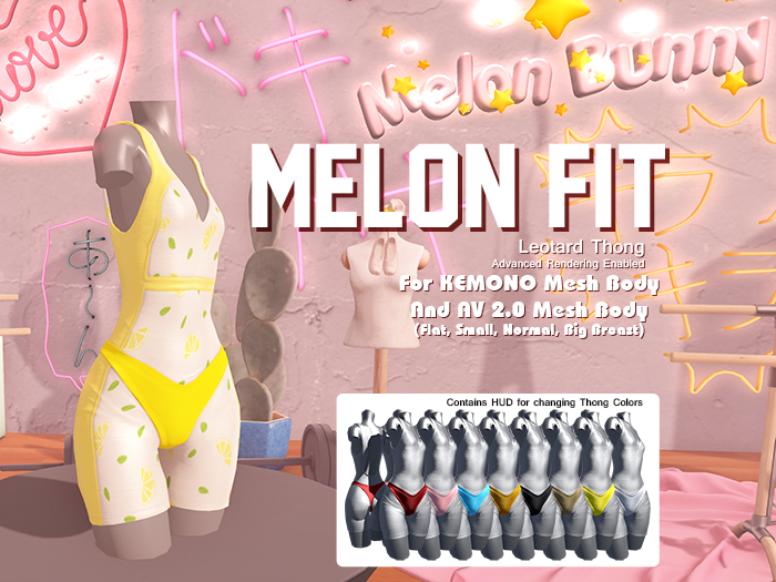 {MB} Melon Fit (Lemon Drop) Kemono