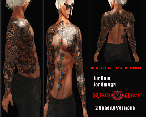[RiasArt] -Rubik Tattoo_BOM/OMEGA
