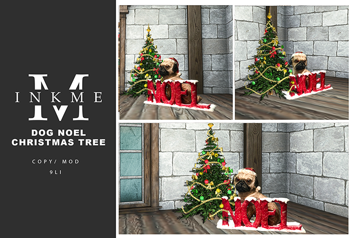 ::InkMe:: Dog Noel Christmas Tree