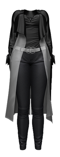 GGVG SHEER RAIN COAT AND PANT&TOP