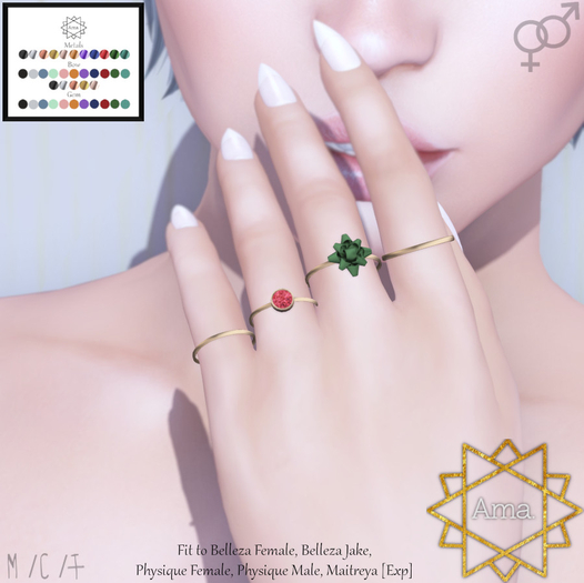 Ama. : Frosty Rings