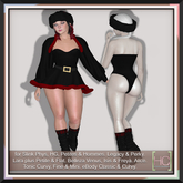 [HC] Crissy Black Xmas Outfit for Slink (inc. Petite), Belleza, Maitreya, eBody, Signature, Legacy & Tonic