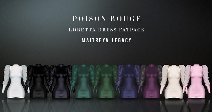 POISON ROUGE Loretta Dress FATPACK
