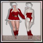 [HC] Crissy Red Xmas Outfit for Slink (inc. Petite), Belleza, Maitreya, eBody, Signature, Legacy & Tonic