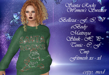 Santa Rocks Women's Sweater