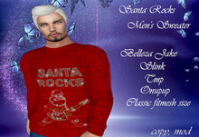 Santa Rocks Male Sweater