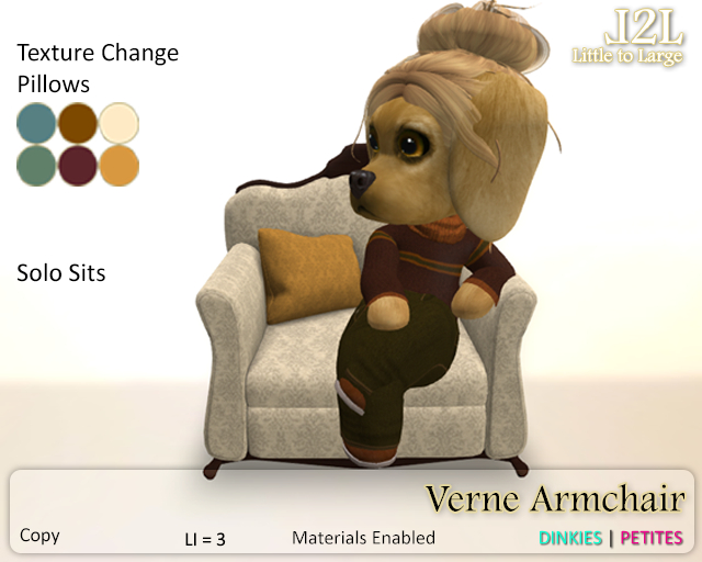 L2L Verne Armchair - Dinkie/Petite