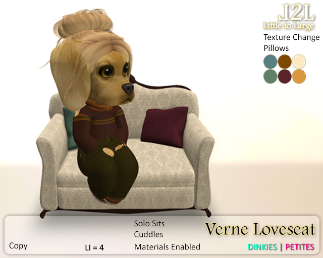 L2L Verne Loveseat - Dinkie/Petite 