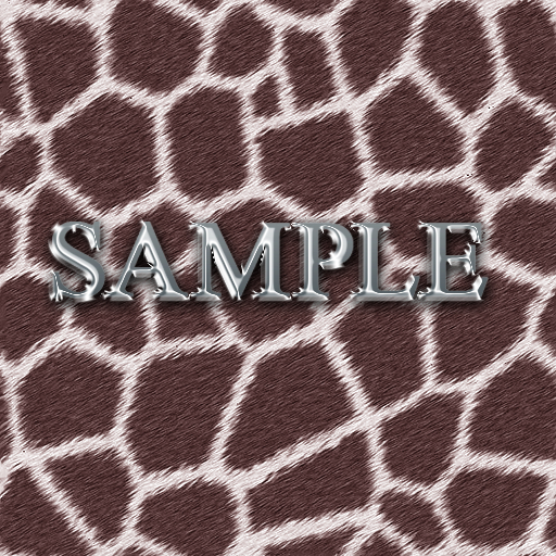 Zoy Texture [ Giraffe Skin 02 ] Seamless - Brown