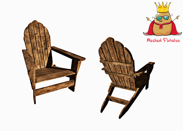 Meshed Potato - Adirondack Chair - Full Perm Mesh