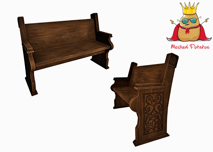 Meshed Potato - Church Bench - Full Perm Mesh
