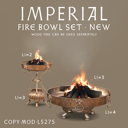 Imperial Fire Bowl - New Set