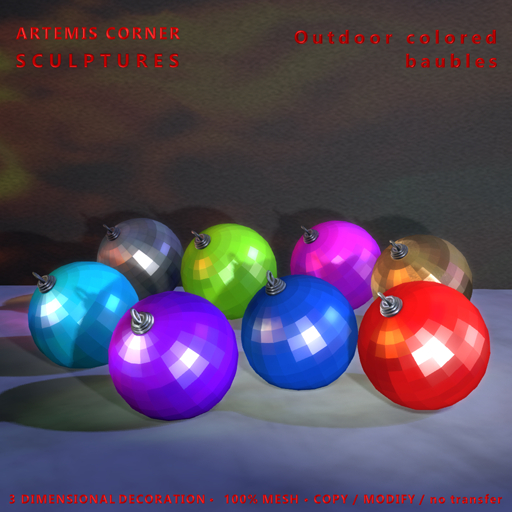 *AC* Outdoor colored baubles 
