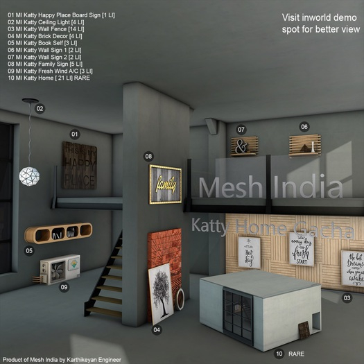 02 MI Katty Ceiling Light [4 LI]