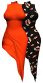 GGVG FALLING LEAVES DRESS FLAME