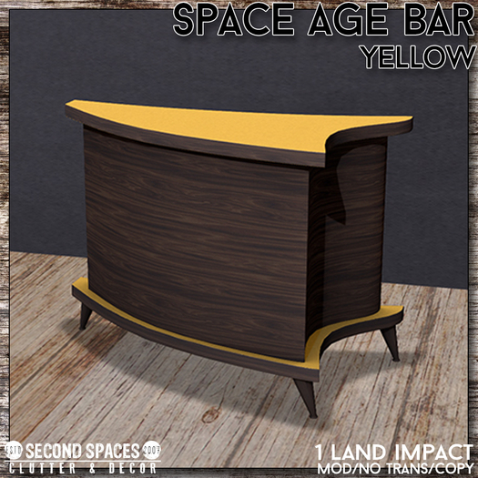 Second Spaces - Space Age Bar - yellow (bxd)