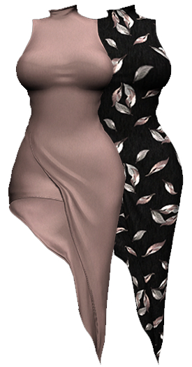 GGVG FALLING LEAVES DRESS PEWTER