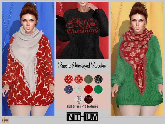 [hh] Cassia Oversized Sweater X-MAS